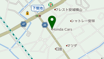 Honda Cars愛知安城横山店の地図画像