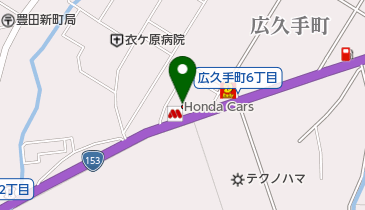 Honda Cars愛知県央豊田北店の地図画像