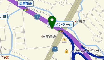 東海ふそう岡崎サービスセンターの地図画像