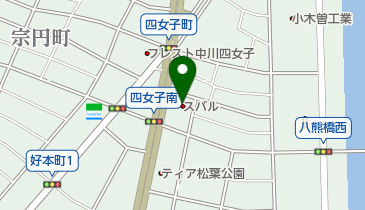 名古屋スバル自動車中川四女子店の地図画像