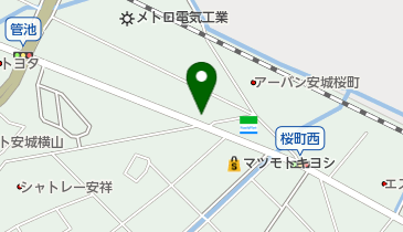 愛知ダイハツ安城店の地図画像