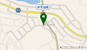 愛知ダイハツ竹ノ山店の地図画像