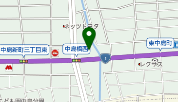 愛知ダイハツ中川店の地図画像