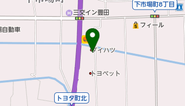 愛知ダイハツ豊田前田店の地図画像