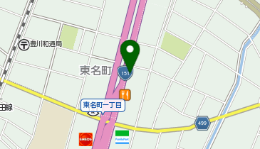 自社ローン専門店じしゃロン豊川店の地図画像