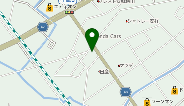 レッドバロン安城の地図画像