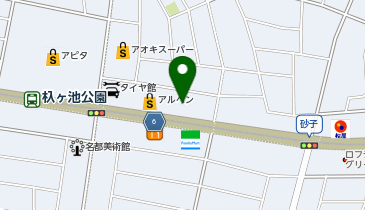 レッドバロン名古屋東の地図画像