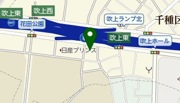 ランボルギーニNAGOYAの地図画像