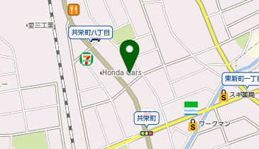 PEUGEOT大府の地図画像