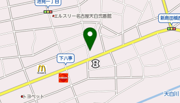 アルファロメオ天白の地図画像
