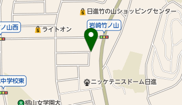 トヨタカローラ名古屋U-Car日進竹の山の地図画像