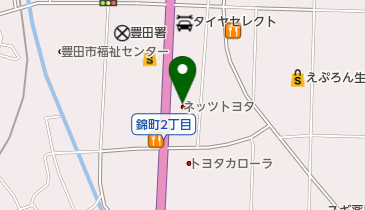 ネッツトヨタ中部プラザ元宮の地図画像
