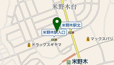 愛知トヨタ米野木駅前店の地図画像