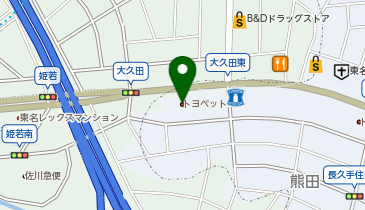 NTP名古屋トヨペット長久手店の地図画像