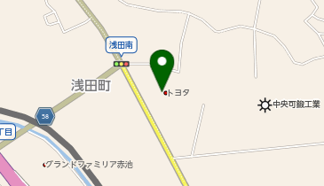 愛知トヨタツインカム店の地図画像