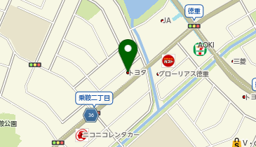 愛知トヨタ徳重北店の地図画像