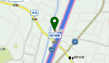 愛知トヨタ名東店の地図画像