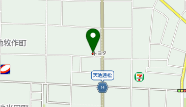 愛知トヨタ稲沢天池店の地図画像