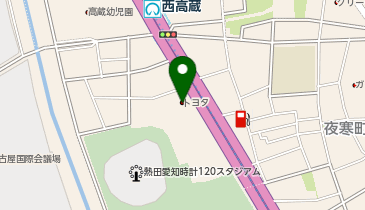 愛知トヨタ熱田店の地図画像