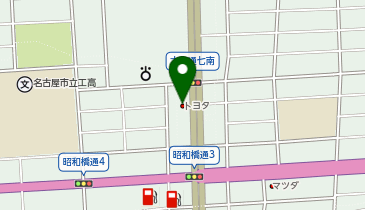 愛知トヨタ中川店の地図画像