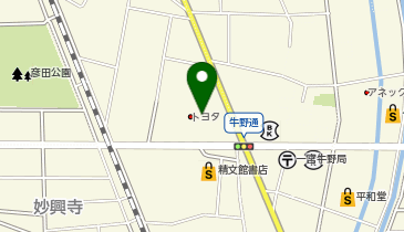 愛知トヨタ一宮店の地図画像