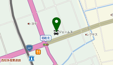 トヨタユーゼック東海名和店の地図画像