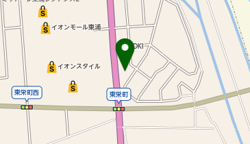 愛知トヨタ東浦店の地図画像