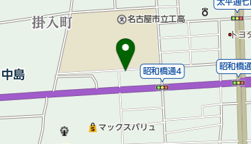 日産プリンス名古屋カートピア中川の地図画像