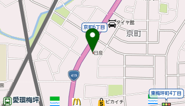 三河日産豊田梅坪店の地図画像