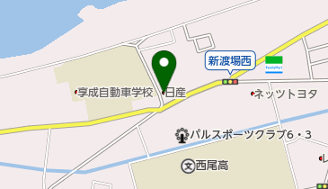 三河日産日産ギャラリー西尾上町の地図画像