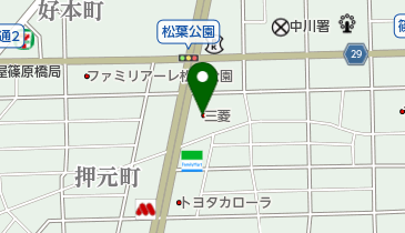 西日本三菱自動車販売太平通店の地図画像