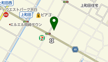 西日本三菱自動車販売岡崎上和田店の地図画像