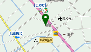 西日本三菱自動車販売豊橋瓜郷店の地図画像