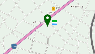 愛知ダイハツU-CAR高師の地図画像