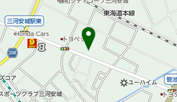 スズキ自販中部U&rsquo;s STATION安城の地図画像