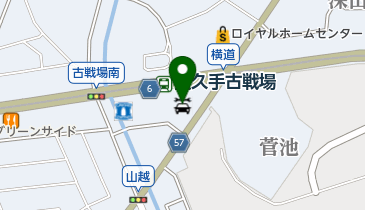ジェームスグリーンロード店の地図画像