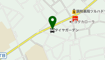 タイヤガーデン春日井の地図画像