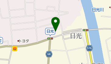 タイヤガーデンフジナミの地図画像