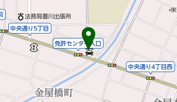 タイヤガーデン豊川の地図画像