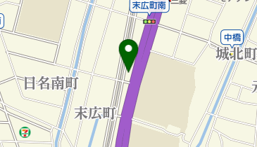 (株)中川自動車の地図画像