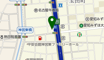 (株)明治屋自動車の地図画像