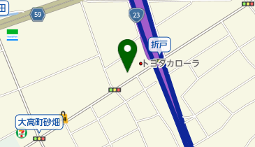 (有)光栄自動車の地図画像