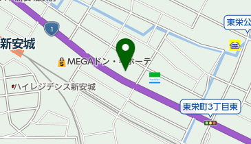 カーコンビニ倶楽部(株)福田石油店安城カーライフステーションの地図画像