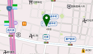 銀だこ大須商店街店の地図画像