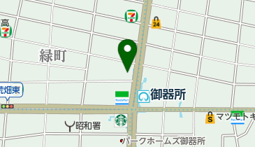 定食屋宮本むなし地下鉄御器所駅前店の地図画像