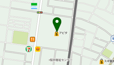 ウェンディーズファーストキッチンアピタ安城南店の地図画像