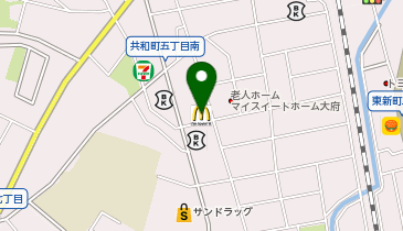 マクドナルド大府共和店の地図画像
