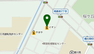 マクドナルドイオン豊川開運通店の地図画像