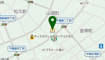 マクドナルド豊川千歳通店の地図画像