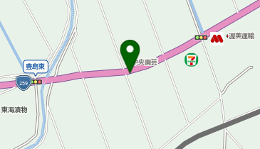 すき家259号田原店の地図画像